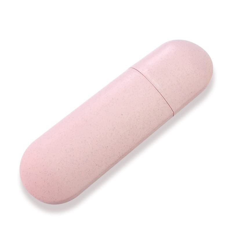 Soporte para cepillo de dientes, estuche portátil para cosméticos, organizador de baño para cepillo de dientes eléctrico, organizador de viaje (1 unidad) (rosa)