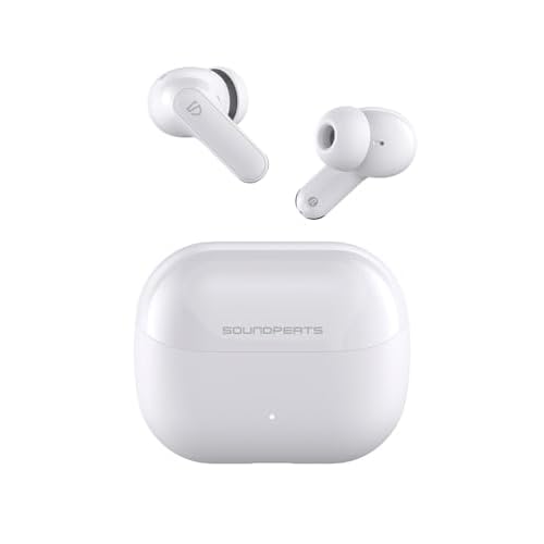 SOUNDPEATS Q3 Pro Bluetooth Earphones, 13mm Drivers with Powerful Bass Wireless Earbuds, BT 6.0, 42H Playtime, 4 Mics AI ENC Call, IP55 Earbuds Noise