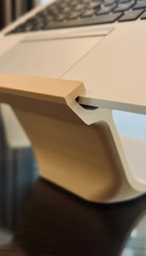 Base ergonómica fija para laptop beige minimalista miniatura 2