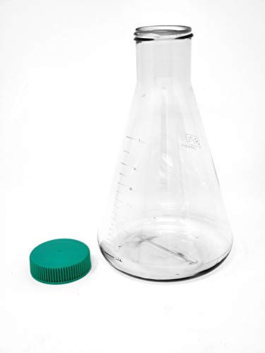 Fiole Erlenmeyer 1000 ml SPL stérile en plastique PC incassable | Étui de 4