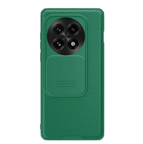 Image of PRITO Nilkin Classic Series Compatible for OnePlus 13 (1+13) Case with Camera Cover, [Camera Lens Protector] [Scratch-Resistant] [360 Full Protection] Shockproof Slim Phone Case (Green, 1+13)