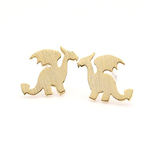 Boucles D'oreilles à Tige En Forme De Dragon - Alliage Argenté, 10 Cm - Bijou Tendance Pour Femmes, Occasion Spéciale - 10