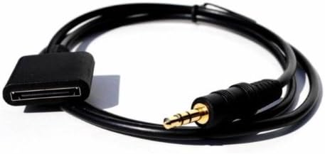 Xtenzi Audio Input Adapter for iPod and iPhone Docks, 3.5mm Male to 30-Pin Audio Adapter for Most 30-Pin DocksFemale