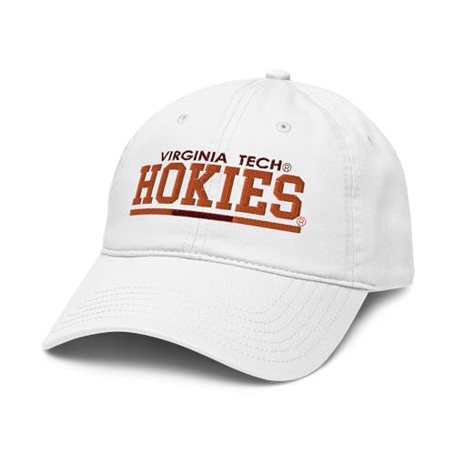 Gorra ajustable blanca Virginia Tech Hokies miniatura 1