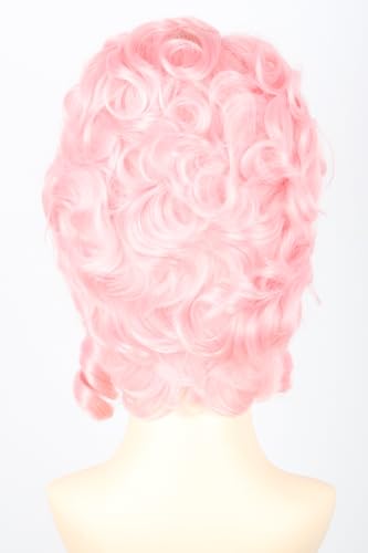 Perruque de Costume Rose 18ème Siècle Confortable Sans Chaleur - 5
