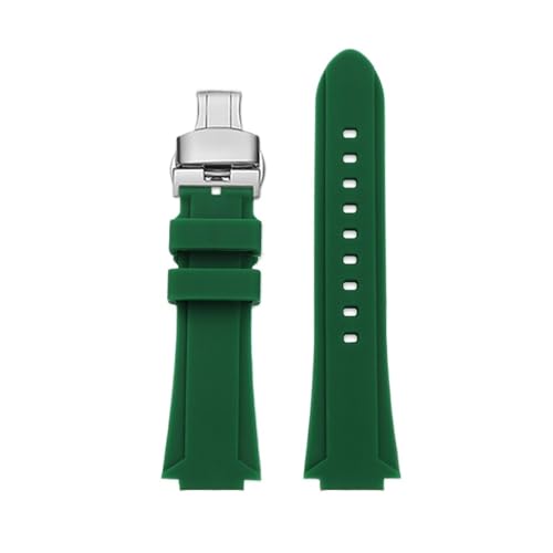 Correa de goma para Oris Aquis pulsera silicona buceo 24x12mm
