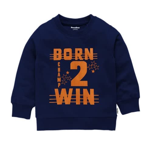 Image of Boy's Fleece Cotton Hoodies Sweatshirts (Pack of1)