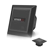 Mechanischer Betriebsstundenzähler AC 220-240V 50Hz, 0–99999,99 Universal Industrieller Betriebsstundenzähler Mit Digitalanzeige, Timer-Instrumente Digitaler Stundenzähler Für Technische Maschinen