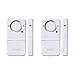 Price comparison product image SABRE HS-DWA2-UK Loud 120 dB Home Security Burglar Alarm | Easy DIY installation for windows or doors with siren, disarm or chime modes | 2 pack