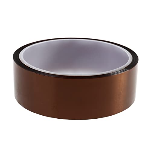 HAWILLOSCH 33m Cinta Adhesiva Resistente Al Calor De Cinta De Poliimida Color Rojizo Para Aplicaciones De Alta Temperatura