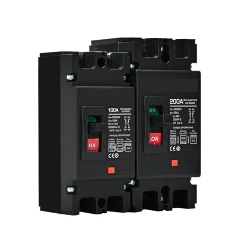 Disyuntor de CC 2P 600V para asegurar la energía de baterías en autocaravanas y hogares