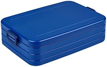 Resim Mepal - Yemek kutusu Take A break large - bölmeli beslenme kutusu - 8 adede kadar tereyağı ekmeği için uygundur - yemek hazırlama için ideal - 1500 ml - canlı mavi 