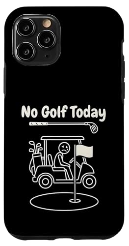 No Golf Today Funny Sad Stickman �S���t�S���t�@�[ �X�}�z�P�[�X iPhone 11 Pro �p