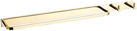 DIAOD Gold All Copper Towel Rack, Metal Towel Bar, Wall-Mounted Towel Holder Towel Shelf，for Bathroom Kitchen