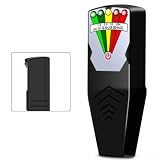 EMF Messgerät Handheld 0-20mG Strahlungsdetektor LED Alarm Elektrosmog Messgerät ABS Gehäuse Tragbarer Feldstärkemesser Strahlungsmesser für Geisterjagd Haushalt 5-Level HF-Detektor Kompakt 141mm
