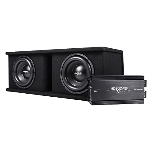 Skar Audio Dual 10" Complete 2,400 Watt SDR Series Subwoofer Bass Package - Includes Loaded Enclosure with Amplifier - Image 3