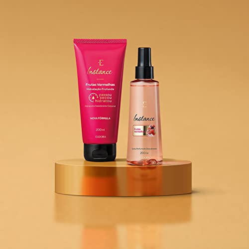 Eudora Instance Frutas Vermelhas Kit Presente 2 itens