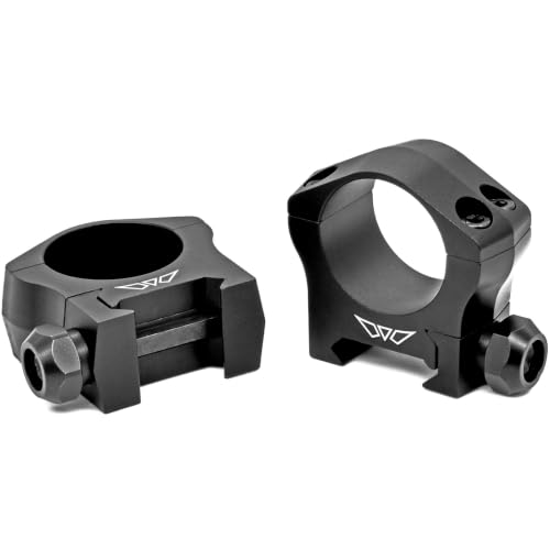 WARNE Mountain Tech 1-Inch Matte Scope Rings