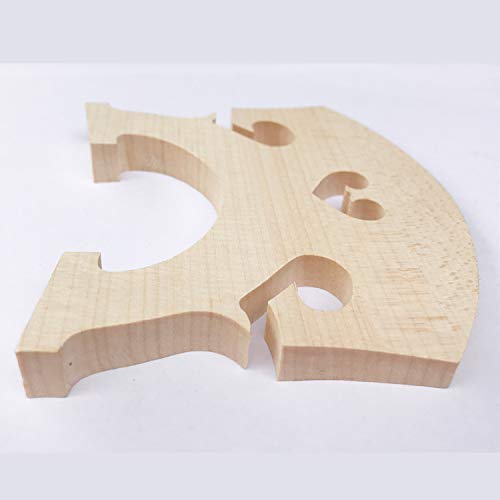 JinQu Viola Da Gamba Maple Bridge Viola Parts String Instrument Accessory (6 String Bass Viola da gamba Bridge) - Thumbnail 3