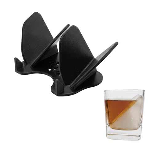 Molde de Hielo Diagonal para Whiskey Wedge Stand miniatura 1