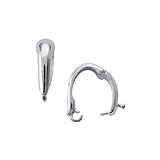 Enhancer Sterling Silver Hinged with Ring 6.5mm (Qty=1)