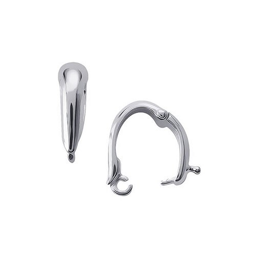 Enhancer Sterling Silver Hinged with Ring 6.5mm (Qty=1)