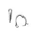 Enhancer Sterling Silver Hinged with Ring 6.5mm (Qty=1)