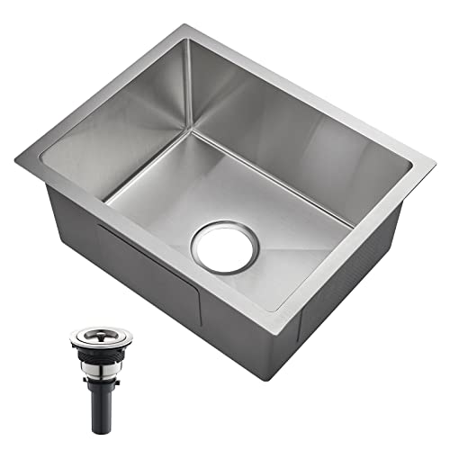 ROVOGO 24 x 18 x 9 in. Undermount Kitchen Sink Stainless Steel
