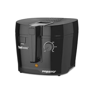 Presto 05442 CoolDaddy Cool-touch Deep Fryer – Black