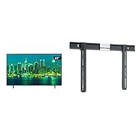 Panasonic TX-65LXW704 164 cm LED Fernseher (65 Zoll, HDR Bright Panel, 4K Ultra HD, Triple Tuner, HDMI, USB, Smart TV), schwarz mit Vogel's Thin 505 Flache TV-Wandhalterung