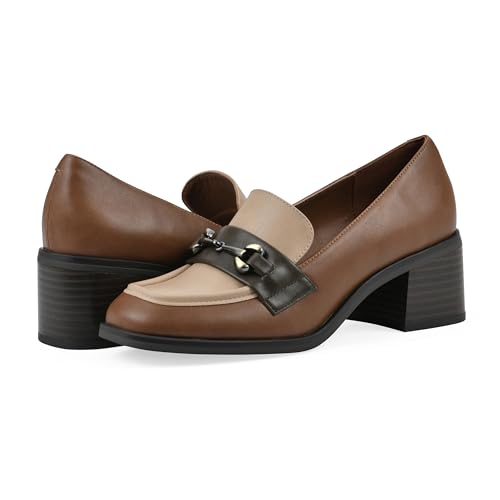 Image of WHITE MOUNTAIN Women's Nacho Block Heel Loafer