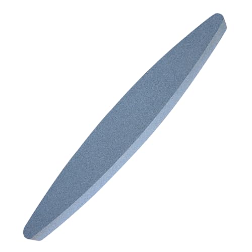 Ieron Pierres à aiguiser durables de 9 Pouces, aiguiseur de Forme résistant à l'usure, Pierre à aiguiser à Grain Moyen Fin, Pierre à aiguiser en Forme de Navette, Pierre à aiguiser en Forme de Bateau