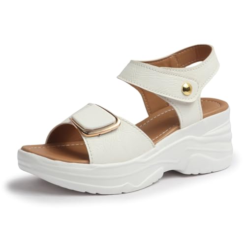 Image of LENSBURY Women Stylish Slippers Wedges I Flat Slip on Sandals I Stylish and Casual for Everyday use I Comfortable & Lightweight for Girls & Ladies LJOJO56