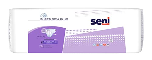 Super Seni Plus medium (3 x 30 Stk.) Windelhose Bauchumfang 75 - 110 cm bei schwerer Inkontinenz