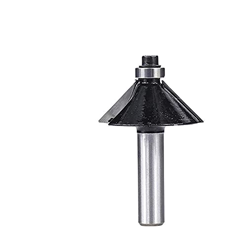 Fresa de mango de carburo sólido ， Fresas de fresado con borde ogee de 8 mm, fresa de espiga con corte al ras, 8 x 32