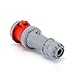 MEZQBKDL Industrial Connector LX-2352-63A, LX-2452-125A Aviation Socket Coupler(LX-2452-125A)