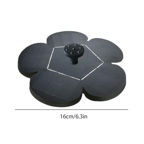 Fontaine solaire pour bain d'oiseaux avec jets ajustables - 6