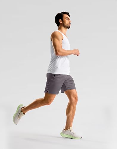 Image of G Gradual Men's Gym Workout Shorts Zipper Pockets 5 inch / 7 inch Quick Dry Breathable Runing Athletic Short for Men