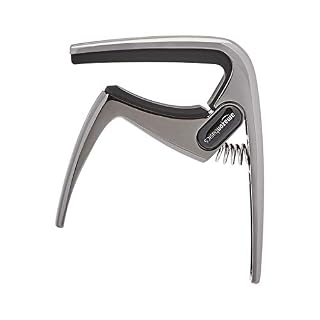 Amazon Basics Capo de guitare en alliage de zinc pour ukulélé et banjo, noir, 1 pièce - Les Beatles, Paul McCartney, John Lennon, RIngo Starr, George Harrison Amazon Basics Capo de guitare en alliage de zinc pour ukulélé et banjo, noir, 1 pièce – Image 2