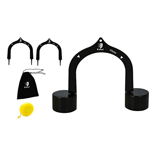 Deevoka Golf Putting Gates Putter Target Golf Training Aid Aluminum Alloy Putter Goal Portable Golf Accessories With Carry Bag Practice Supplies, Black #TOP5
