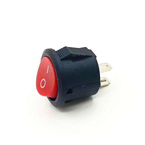 Interrupteur rond KCD1-105 de petit diamètre bouton marche arrêt 2 broches pour boîtier - 6