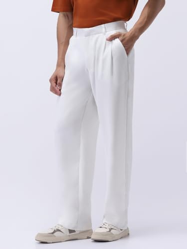 Image of Urbano Fashion Men's Loose Baggy Fit Solid Korean Pants Stretchable