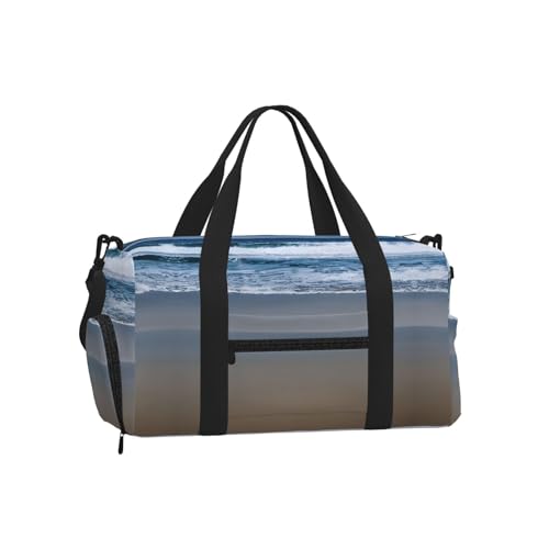 Bolsa de equipaje deportiva ligera y compacta con diseño Serene Coastal para mano