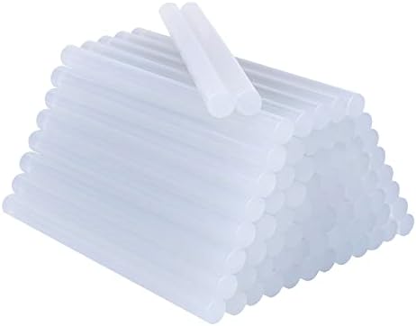 Glue Gun Sticks 7mm x 100mm, BEEWAY 50 Pack Hot Glue Sticks for Small Hot Melt Glue Guns - SGS Approved