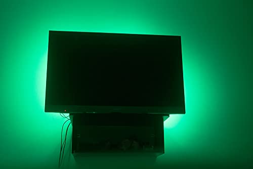Fita LED RGB 3528 Rolo 5M com Fonte 12V 2A e Controle Remoto