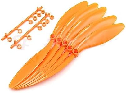 Accesorios para drones For GWS 5 unids/lote hélice Original EP-8043 8060 9047 1047 paleta eléctrica lenta 5mm/6mm (con anillo de paleta) for avión RC adecuado reemplazable ( Color