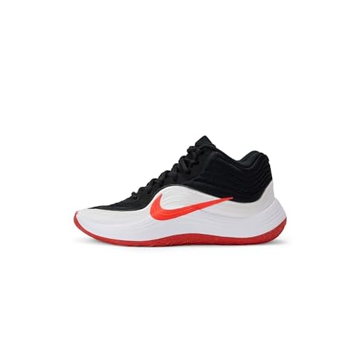 Nike Men's Precision 8 Mid Basketball Shoes, Black/Bright Crimson-White, 7.5