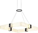 Type de source de lumière : classification de couleur LED : noir, changement de couleur tricolore de 96 watts 40 x 40 cm, 50 x 50 cm, 60 x 60 cm, longueur de la ligne de suspension 150 cm. Réglable. La lampe a-t-elle une source de lumière : avec source de lumière