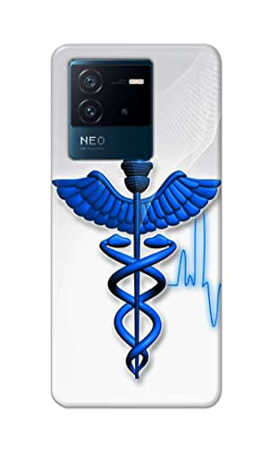 Image of Printed Hard Back Cover Case for Vivo iQOO Neo 6 5G Back Cover (Medical Doctor) -1803