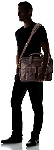 Claire Chase Platinum Briefcase, Cafe, One Size #TOP5
